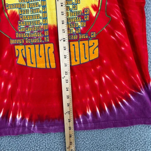 VTG Y2k  Aerosmith Girls Of Summer 2002 Tie Dyed‎ T Shirt Men XL - Picture 15 of 16